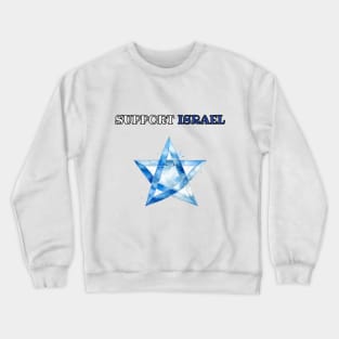 Support Israel, I stand with Israel Crewneck Sweatshirt